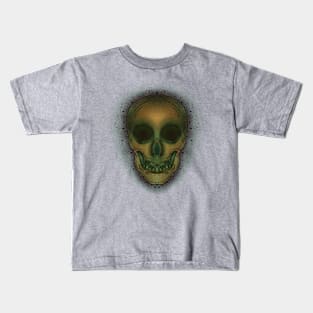 Halloween skull spooky style 1 Kids T-Shirt